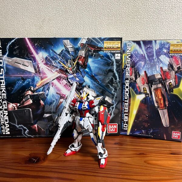 MG スタービルドストライクガンダム ユニバースブースター ガンダムビルドファイターズ 1/100 ガンプラ バンダイ