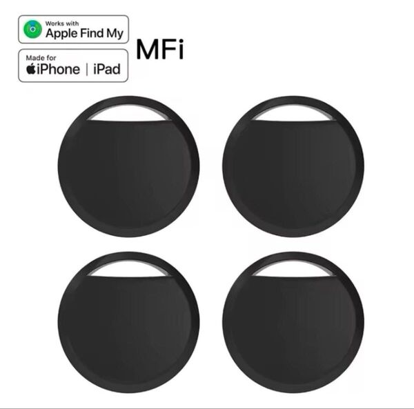 (4個セット)スマートタグ Apple探す対応 AirTag互換 iPhone 紛失防止