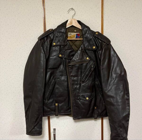 80’s Schott ダブルライダースジャケット 46