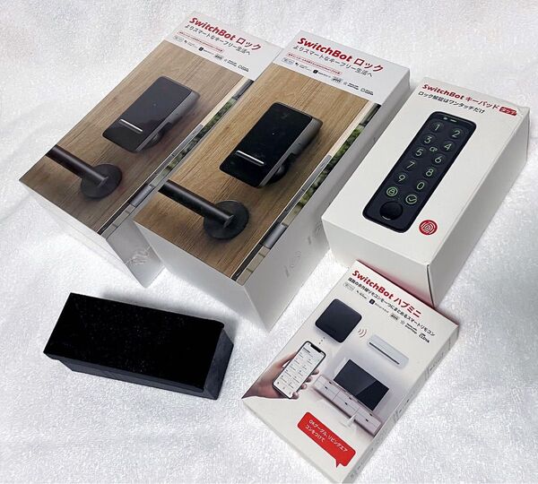 SwitchBot ロック×2、キーパッド、ハブミニ セット