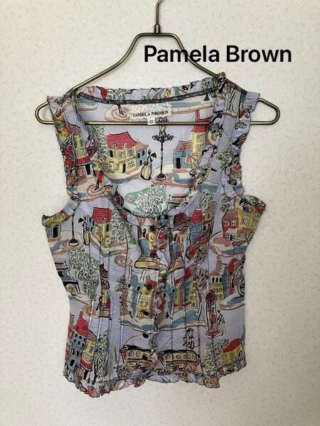 Pamela Brown トップス ブラウス ベスト