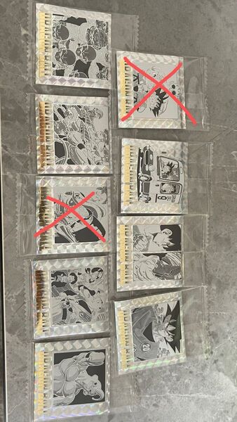交、換可ドラゴンボール40周年記念 オリジナルイラストレーション シールウエハース
