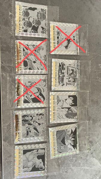 交、換可ドラゴンボール40周年記念 オリジナルイラストレーション シールウエハース