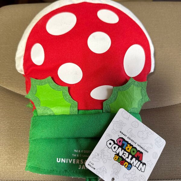USJ ユニバーサルスタジオ マリオ パックンフラワー 鍋つかみ スーパーマリオ ニンテンドーワールド 新品未使用