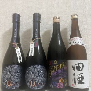【日本酒4本セット】産土(2本)・田酒(2銘柄)