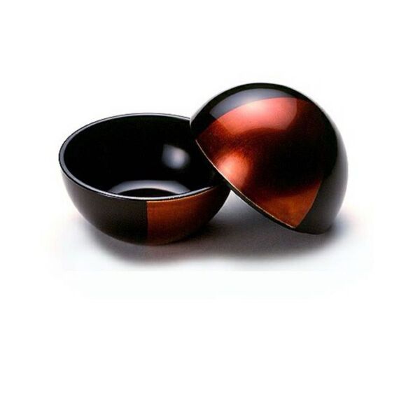 【新品】宮内庁御用達 漆器 山田平安堂 丸珍味入 白檀