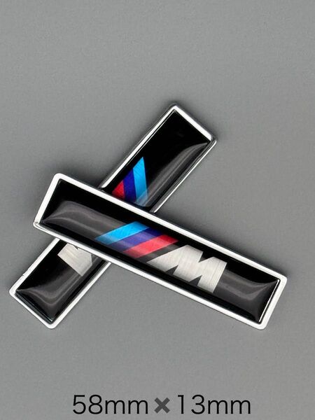///M BMW エンブレムステッカー 3D ドレスアップ リア サイド エンブレム 2枚セット 在庫処分