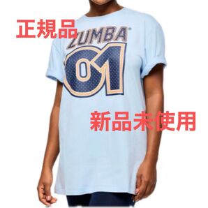 ZUMBA 正規品 Tシャツ 水色 1枚