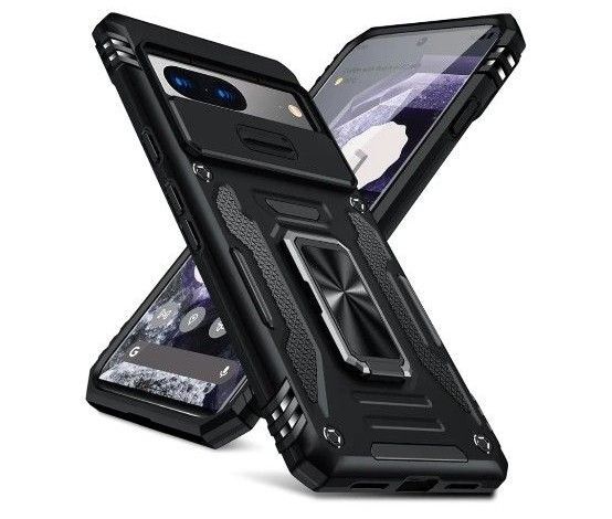 Google Pixel 8 ケース リング付き 衝撃吸収 耐衝撃 スタンド機能 米軍規格 全面保護 360°回転 滑りにくい