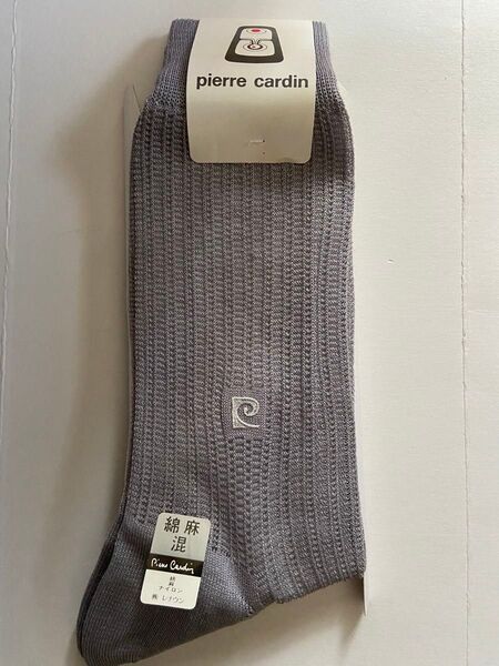 pierre cardin 紳士用ソックス グレー 25cm 新品 未使用