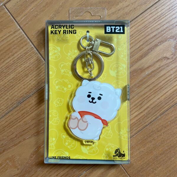 ソロモン商事 BT21 アクリル キーリング KEY RING (RJ)