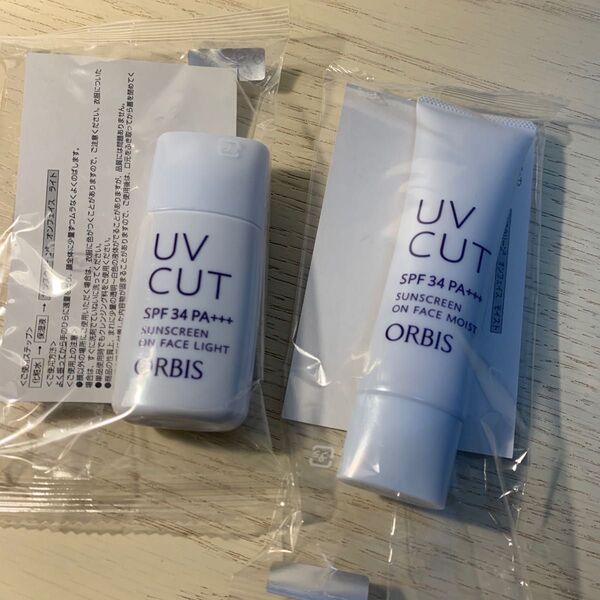 ORBIS UV CUT SPF34 PA+++ ライト/モイスト オルビス 日焼け止め