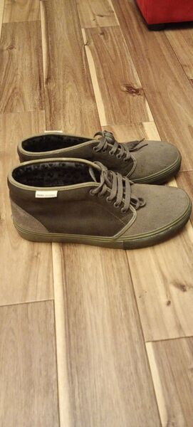 VANSバンズ×マークジェイコブスMarc jacobs/スニーカー/稀少/グレー系/US9.0 27cm/ミッドカット/