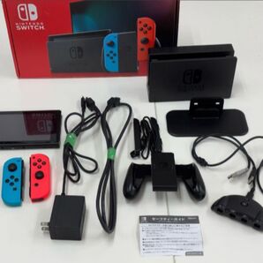 Nintendo Switch 本体 HAC-001 ネオンブルー ネオンレッド Joy-Con 通電確認済 初期化済