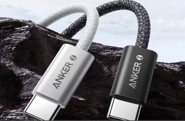 Anker USB-C & USB-C 高耐久ナイロン 1.5m 240W 新品