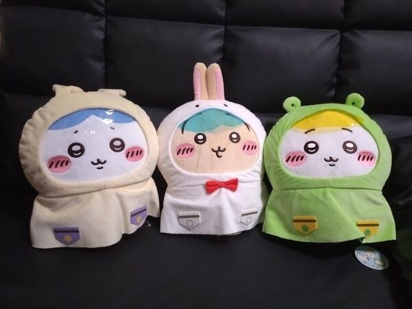 ちいかわ 雨の日BIGぬいぐるみ ちいかわ うさぎ ハチワレ 全3種セット
