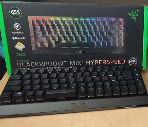 RAZER BLACKWIDOW V3 MINI HYPERSPEED 日本語配列 黄軸 Yellow switch ワイヤレス