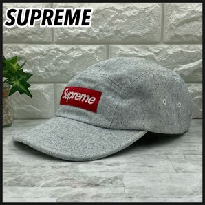 【USA製】SUPREME シュプリーム ボックスロゴ デニムキャップ グレー