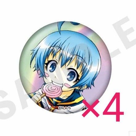 めだかボックス POP UP SHOP オーロラ缶バッジ 不知火半袖