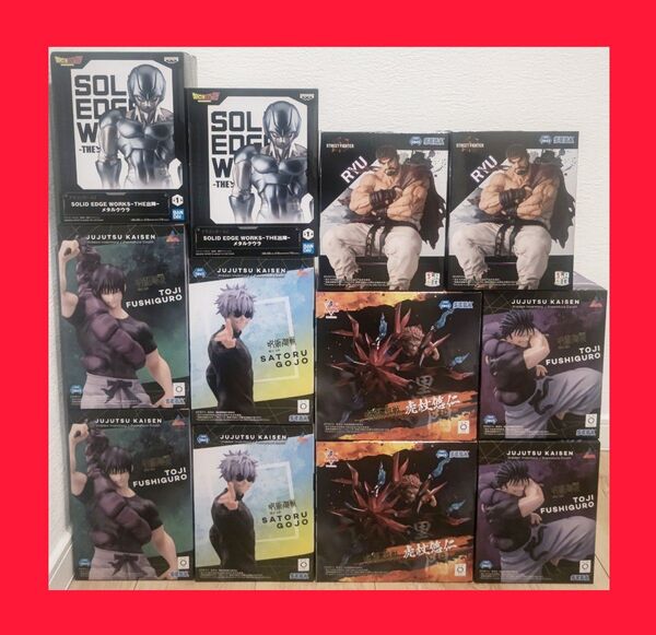 【最安値】プライズフィギュアまとめ売り 早いもの勝ち ドラゴンボール ストリートファイター 呪術廻戦