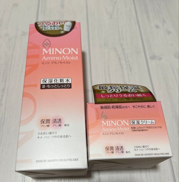 ミノン アミノモイスト保湿化粧水Ⅱもっとしっとり&保湿クリーム