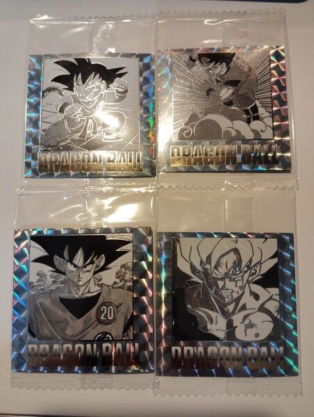 ドラゴンボール 40周年記念 シールウエハース オリジナルイラスト 4枚セット