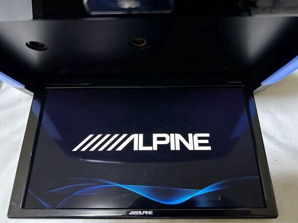 アルパイン 10.1インチ フリップダウンモニター PXH10S-R-B HDMI プラズマクラスター