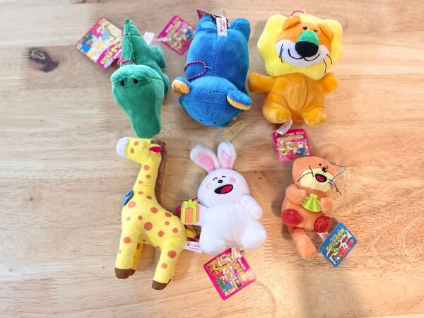 たべっ子どうぶつ ぬいぐるみ マスコット キーホルダー グッズセット アミューズメント