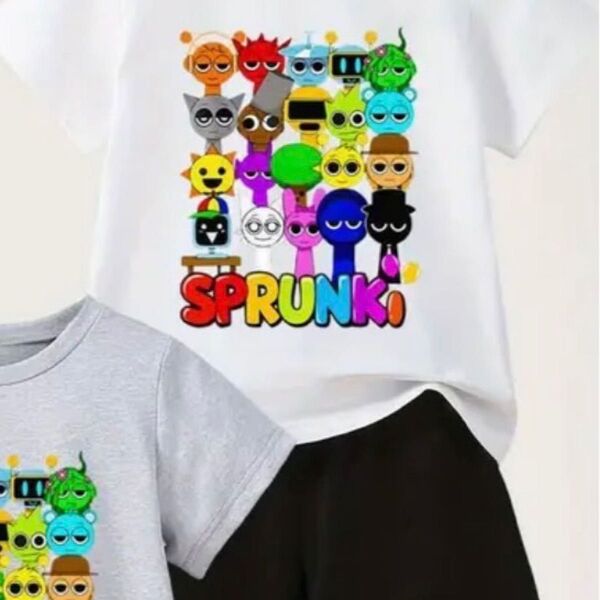 スプランキー SPRUNKI Tシャツ 半袖 短パン 子供服 キッズ 上下セット