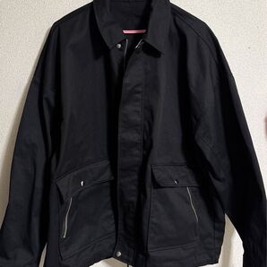 ADRER ミリタリーフライトジップブルゾン ブラック LARGE