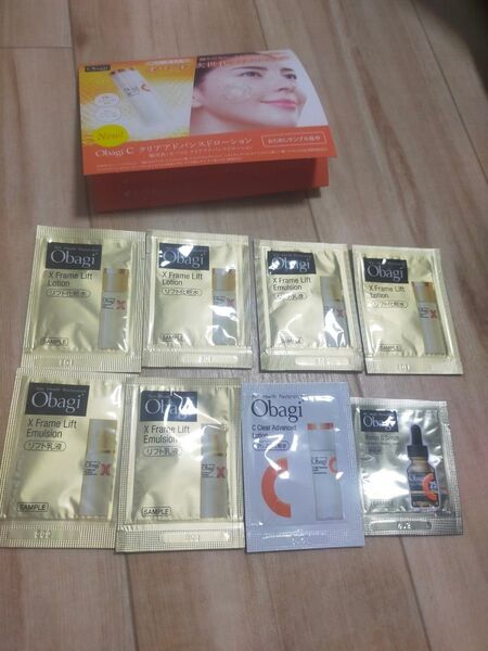 Obagi オバジ 基礎化粧品サンプルセット ビタミンCセラム25 美容液&リフト化粧水&乳液 8点セット お試し