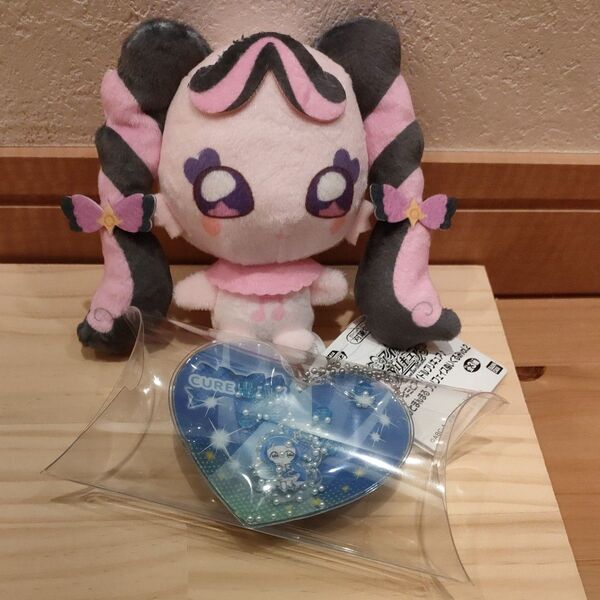 キミとアイドルプリキュア♪コロっとまんまるプリフェイスぬいぐるみvol.2 メロロン、キュアウインクキ一ホルダー