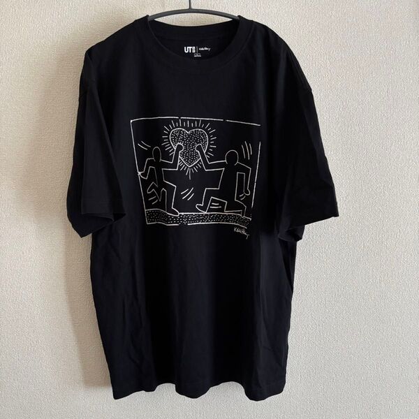 ユニクロ Tシャツ 黒 半袖 キース・ヘリング