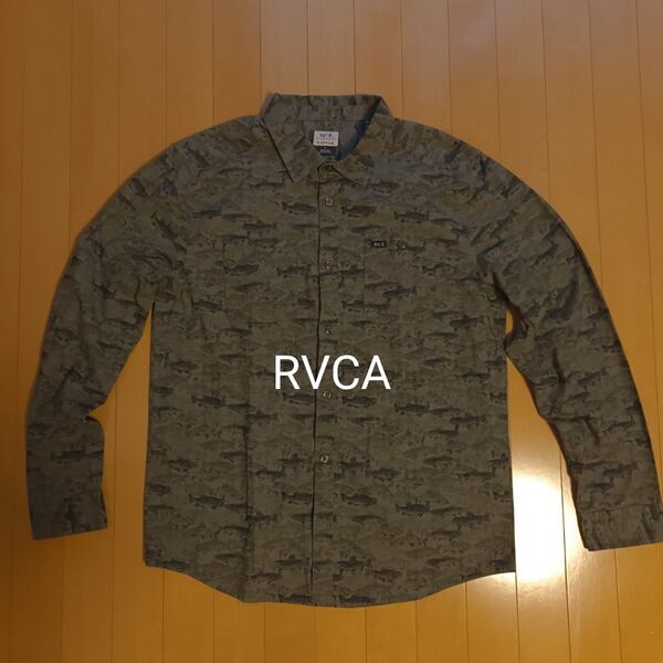 RVCA ルーカ 長袖シャツ メンズL 美品