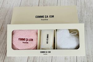 COMME CA ISM home コムサ プチタオルセット　ピンク　石鹸ソープ　フェイスウォッシュ
