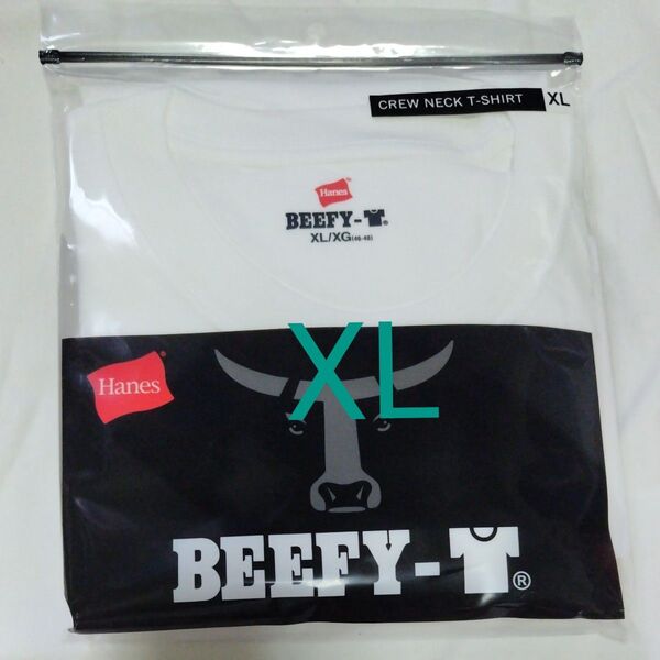 ヘインズ ビーフィー Tシャツ 半袖 白1枚