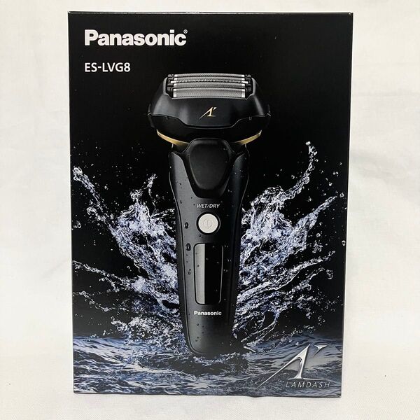 Panasonic ES-LVG8-K ラムダッシュ メンズシェーバー 往復式 5枚刃 充電式 パナソニック