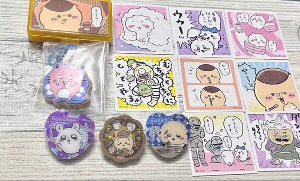 ちいかわ クッキーチャームコット3 シール ちいかわ うさぎ ハチワレ
