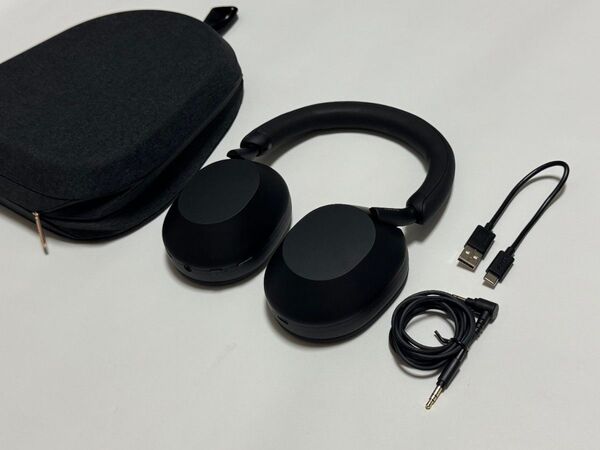 【新品同様超美品】SONY WF-1000XM5 B 最新 ブラック ワイヤレスノイズキャンセリングヘッドホンHi-ResLDAC