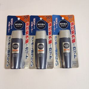 ニベアメン UVプロテクター SPF50+ PA++++ 40ml×3個