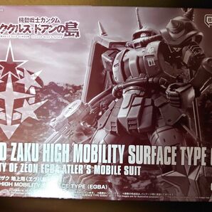 BANDAI SPIRITS HG 1/144 高機動型ザク 地上用 エグバ機 未組立