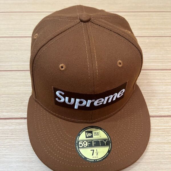 Supreme Money Box Logo New Era Cap 7 1/2 ニューエラ