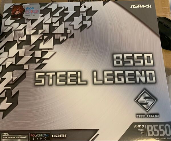 【送料無料】B550 Steel Legend ASRock ATX AM4 マザーボード マザボ 動作確認済み