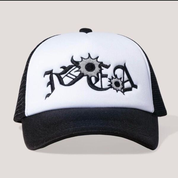 IDEASWAM キャップ 黒 Head Shot Trucker Cap