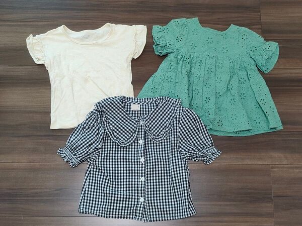 子供服 90サイズ 半袖 トップス 半袖Tシャツ Tシャツ ブラウス カットソー プティマイン ブランシェス