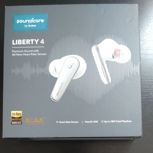 Soundcore Liberty 4 完全ワイヤレスイヤホン ホワイト