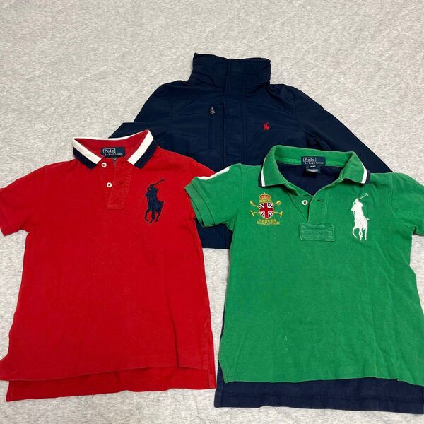 子供用 POLO Ralph Lauren ジャンパーとポロシャツのセット