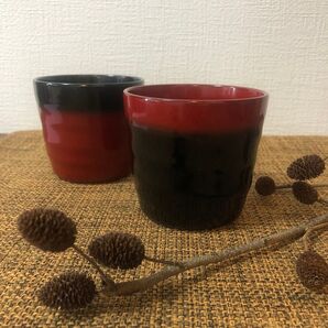 伝統の洗練された美しさ越前漆器の 焼酎カップ 2客セット フリーカップ