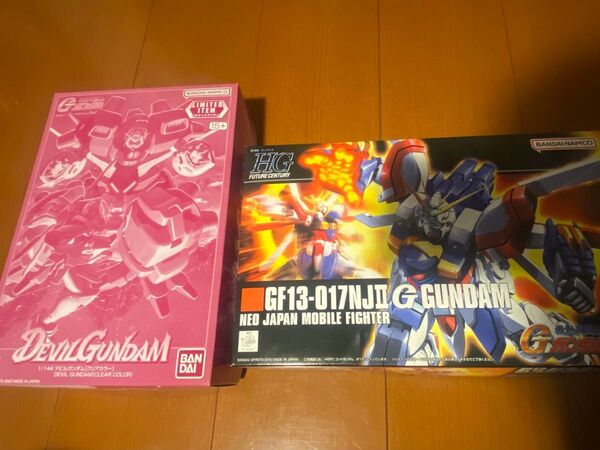 【未組立品・2点セット】デビルガンダムクリアカラー HG Gガンダム 2個セット