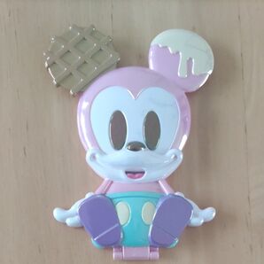 ミッキーマウス コンパクトミラー ピンク